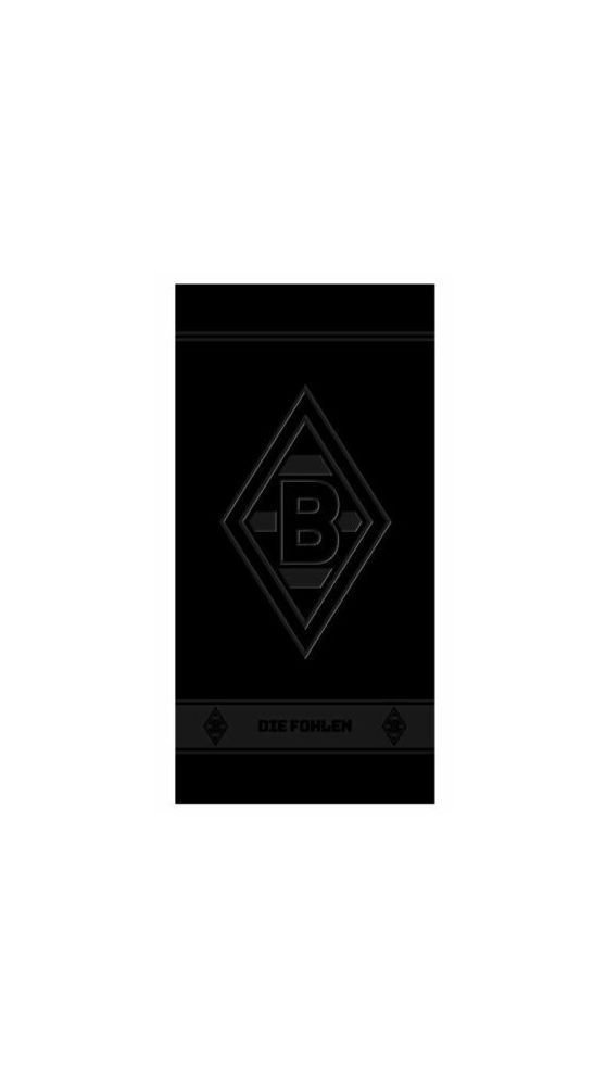 Borussia Mönchengladbach Badetuch "Embossed" schwarz 