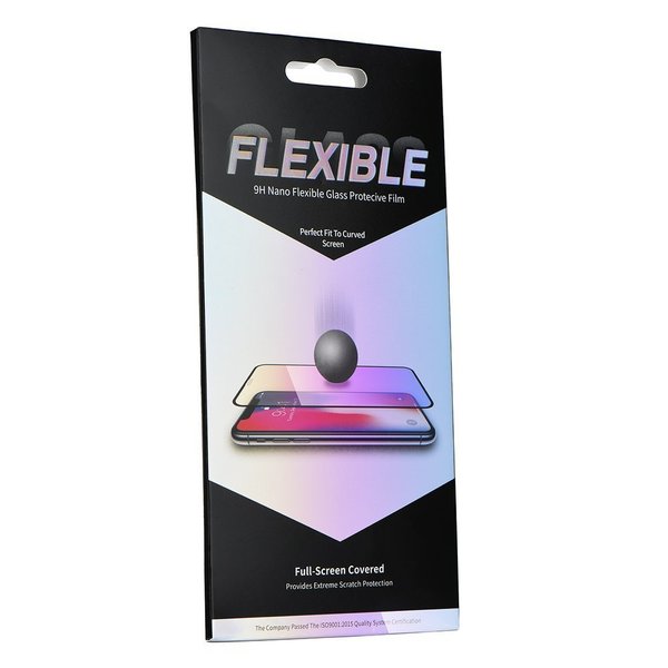 5D Nano Flexible Glas Full Glue für Huawei Mate 20 Lite schwarz