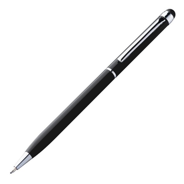Touchpen Bedienstift mit Kugelschreiber (drehbar) schwarz