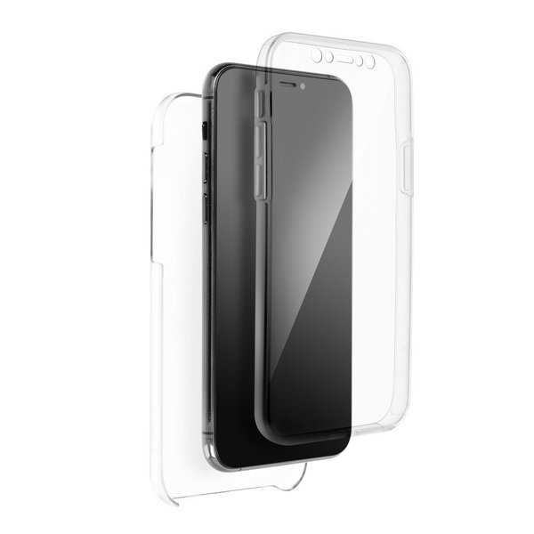 Forcell 360° Fullcover PC+TPU für Apple iPhone 12 pro max 6,7" transparent