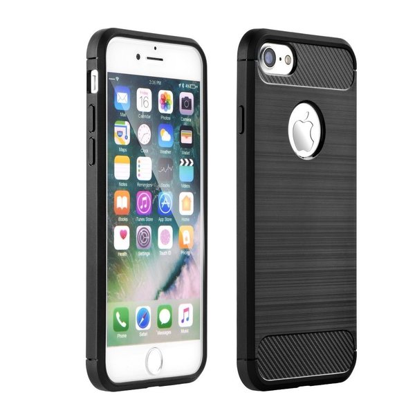 Backcase Carbonlook für Apple iPhone 12 pro max 6,7" schwarz