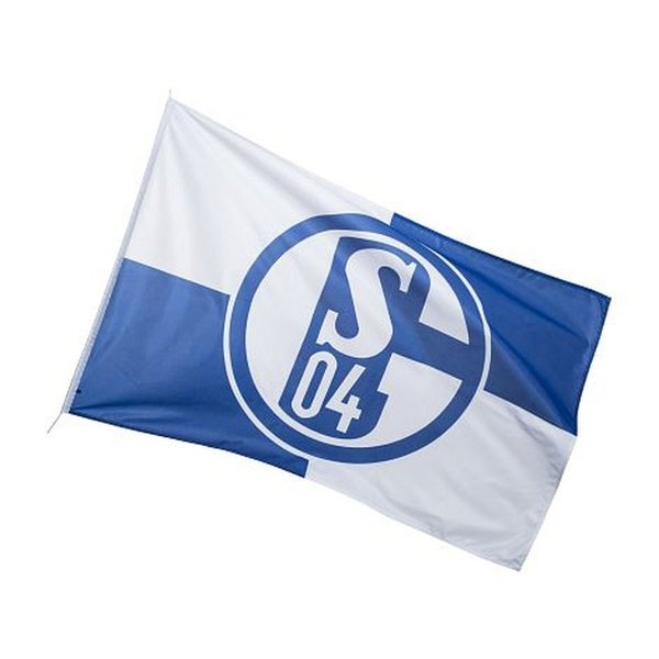 FC Schalke 04 Hissfahne Karo 100x150cm mit Ösen